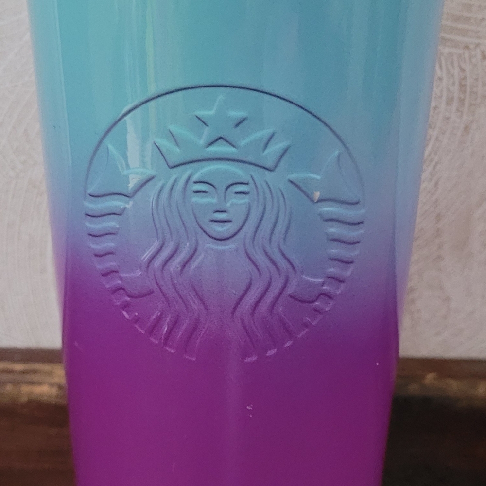 Starbucks Blue and Purple Venti Tumbler Collectors Gift